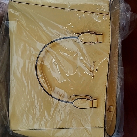 kate spade Handbags - kate spade Yellow Satchel Tote with Top Handles